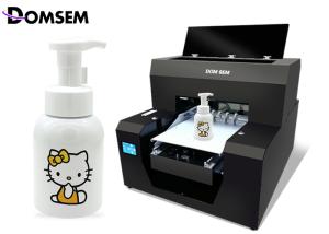 China UV LED Digital Bottle Printer HIS System For 360 Degree Round Bottle on sale