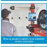 Buy cheap AA-DT198T 3D wheel alignment Steel column stand Camera beam manually move 2 screen modular industrial PC No printer from wholesalers