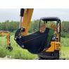 Buy cheap 3700mm Hydraulic Mini Crawler Digger 2.2 ton Rubber Tracks from wholesalers