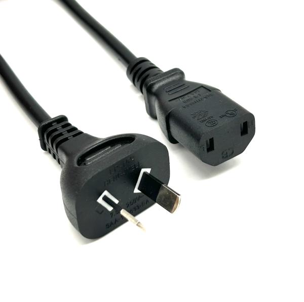 Buy cheap Australia 2 Pin Plug Connector C17 AU Power Cords SAA Extension Cords 7.5A 250V Power Cables from wholesalers