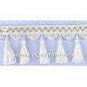 Buy cheap Handmade fashionable chain beads lace tassels fringes for curtain/sofa/pillow decoration from wholesalers