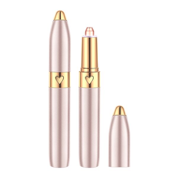 New Product High Quality Button Design USB Rechargeable CE FCC MSDS Electric Eyebrow Trimmer Razor Epilator Lady Shaver