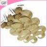 Buy cheap One Donor Healthy End Peruvian Human Hair 6A Natural Virgin Blonde Hair Bundles from wholesalers
