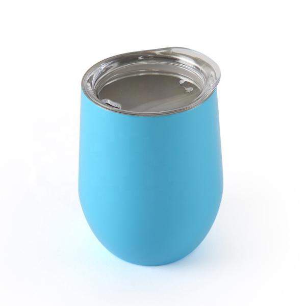 Buy cheap 12oz Stainless Steel Wine Cup Customized Logo Printed High Safety With Lid from wholesalers