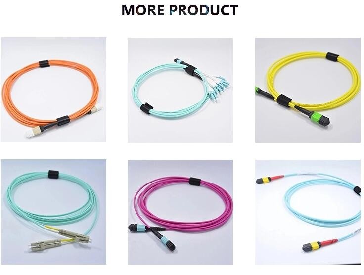 12F 24F OM3 OM4 Plenum MTP MPO Fiber Trunk Cable