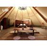 Buy cheap 8m Teepee Luxury Glamping Tents Special Shape For Outdoor Party from wholesalers