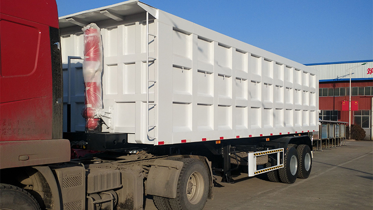 40 Ton Dump Truck Tractor Tipper Trailer Semi-Trailer Sales for Tractor Rim 9.00-22.5