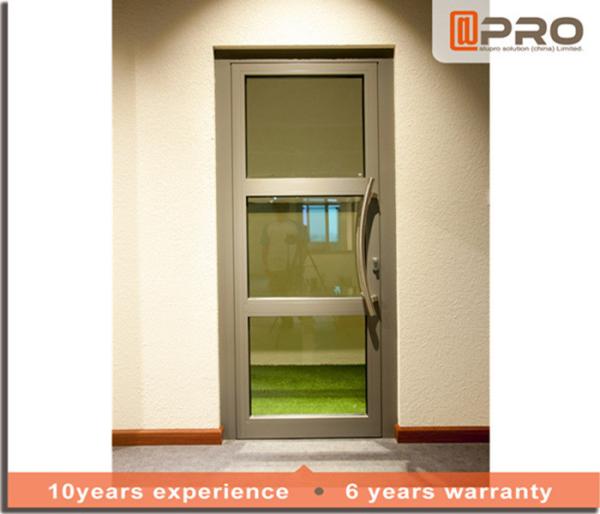 Buy cheap Soundproof Aluminium Casement Door With Double Glazed Glass Color Optional glass door hinge adjustable hinge tempered from wholesalers
