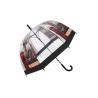 Buy cheap Printing POE Clear Dome Shaped Umbrella Compact Bubble Umbrella With Black Trim from wholesalers