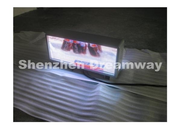 Buy cheap P 6 Taxi Top LED Display Full Color 128 by 48 Pixels Each Side from wholesalers