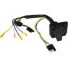 Buy cheap American 7 Pin Trailer Socket Wiring Shockproof Extension Spiral Type from wholesalers