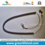 Gray Fishing Spiral Cord Tool Holder Rope W/Metal Hooks