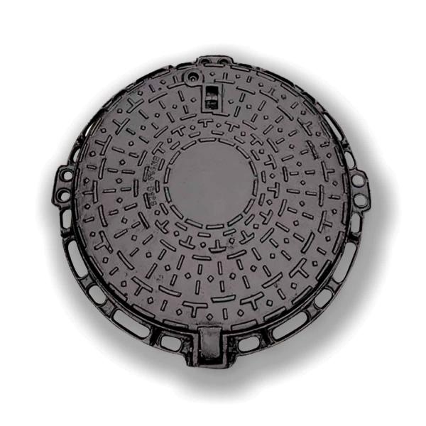 Buy cheap EN124 A15 Cast Iron Manhole Cover , 580mm Circular Inspection Chamber Cover from wholesalers