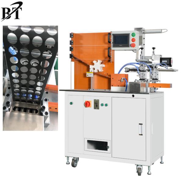 Cylindrical Battery Insulation Paper Sticker Machine 1.6KW Highland Barley Paper