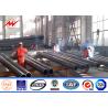 Buy cheap 2.5kn-200kn Steel Power Pole Hot Dip Galvanized For Power Transmission from wholesalers