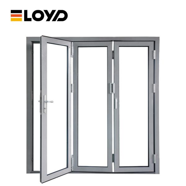 Buy cheap Stacked Bifold Collapsible French Doors Exterior Accordion Doors For Conservatory from wholesalers