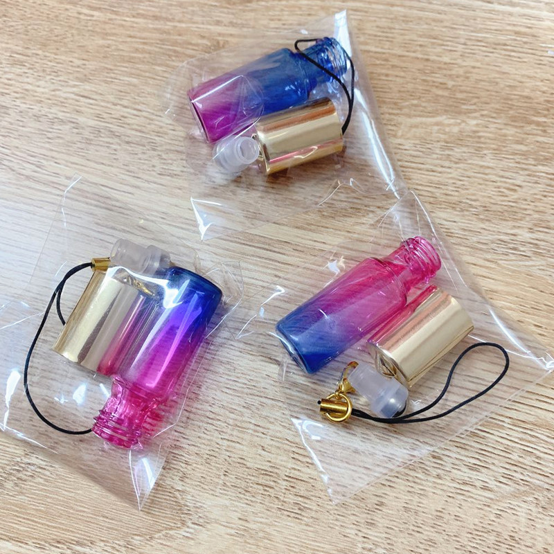 Colorful Cosmetic Packaging 10ml 15ml Glass Ball Bottles