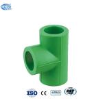 Green PPR Pipe Fitting Reducing Tee