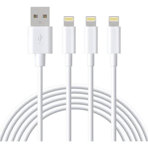 TPE Lightning IPhone Charger Cable 2.4A , 6FT Lightning To USB Cable For IPhone 12 11 Pro Max Xs