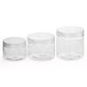 Buy cheap Transparent Clear Plastic Cylinder Containers Food Canned with Screwing Cap from wholesalers