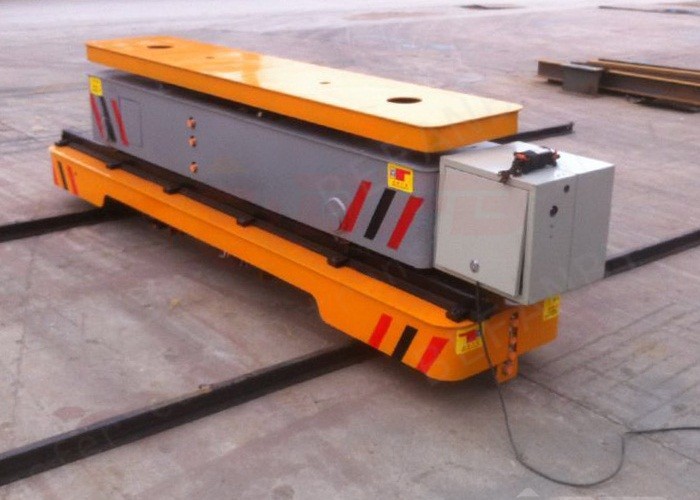 Gearmotor Driven Hydraulic Lifting Transfer Cart With Dumping Platform