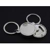 Buy cheap Cheap Promotion Gift Zinc Alloy Bottle Cap Shape Blank Logo Engraved Key Ring Bottle Opener from wholesalers