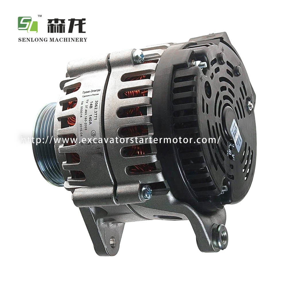 12V 150A Excavator Alternator 3062.3771 11204261 AAN8173 AVI144A2014 MG54 53433701010 5343370101002