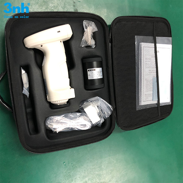 Cloth Fabric Test Handheld Color Spectrophotometer 3nh TS7600 With Pantone Software