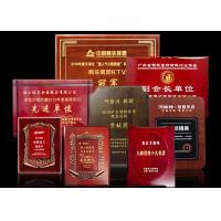 Buy cheap Solid Wooden Shield Plaque 3D Engraving Soldier Souvenirs With Leather Box product