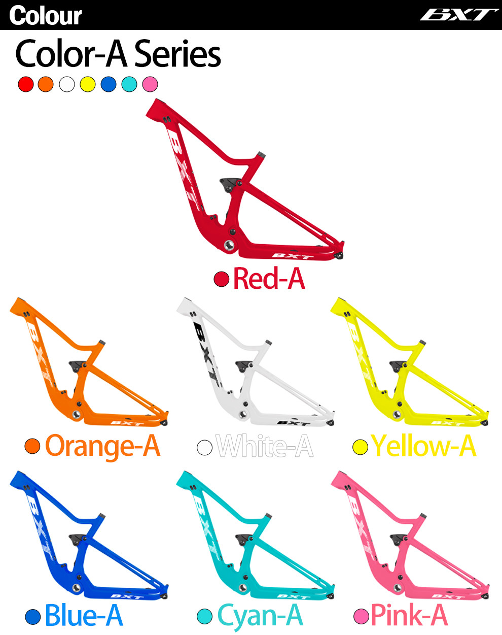 29 Full Suspension Bike Frame Carbon Fiber MTB Mountain Bike Frames