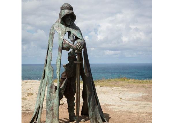 Buy cheap Life Size Patina Warrior Abstract Bronze Sculpture from wholesalers