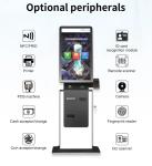 Touch Screen Hotel Self Check In Kiosk 32 Inch Parking Car Payment Self Service