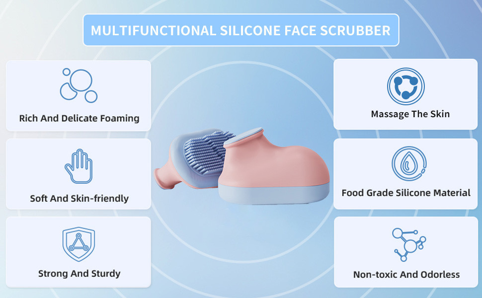 Silicone Ice Facial Cleaning Brush Ice Roller For Face And Eye , Silicone Ice Cube Mold For Face Beauty