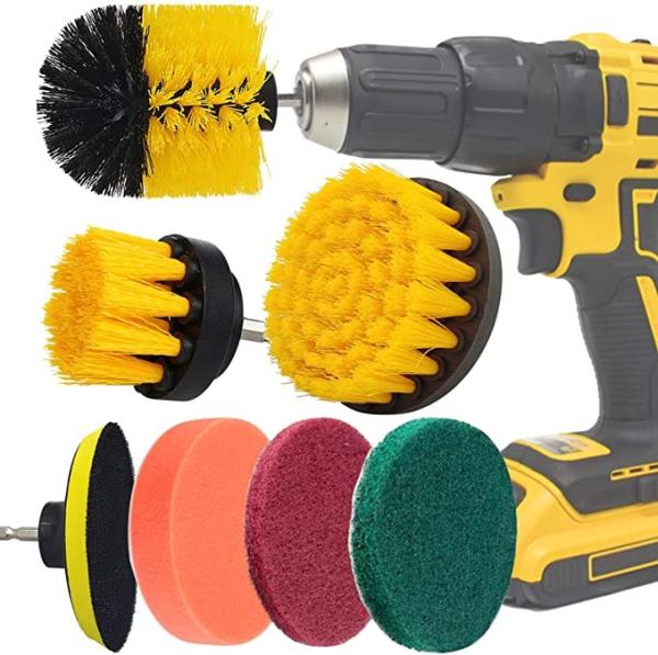 Buy cheap Brush Attachment Drill Set 7 Pieces Cleaning Brush Extensions Brush from wholesalers