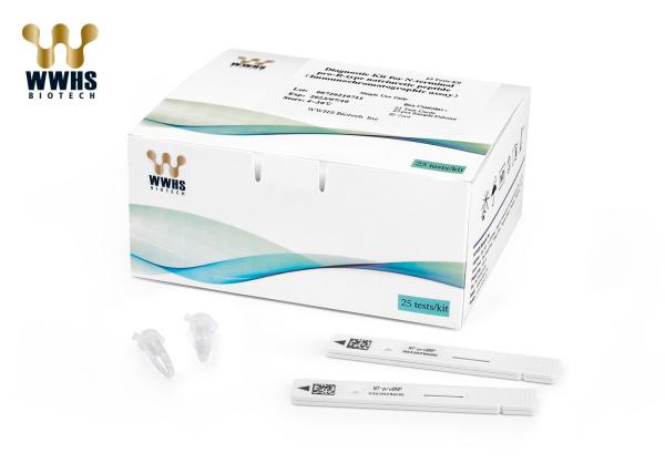 Quality NT-proBNP Diagnostic Kit Colloidal Gold 4-30℃ Storage 20T Package for sale