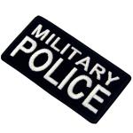 Decorative Military Police Embroidered Patch Machine Washable