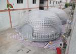 Airtight Combo Color Clear Inflatable Bubble Tent 8m Diameter For Outdoor