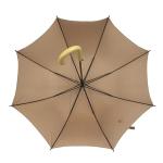 Hot Selling U Ribs Metal Shaft Classic Umbrella Wooden Handle