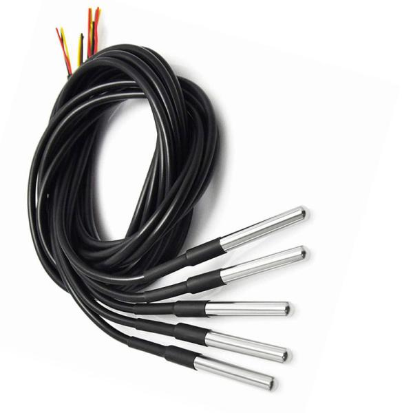 1M DS18B20 Waterproof Water Temperature Sensor Digital Stainless Steel Tube