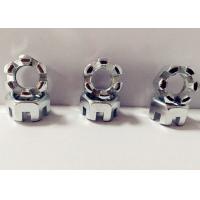Buy cheap 11mm Thickness Hex M12 Castle Nut Coarse Teeth , 18.5mm Width Across Flats product