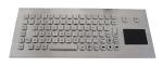 Buy cheap 85 keys Stainless steel computer keyboard with touchpad for industrial kiosk from wholesalers