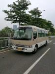 Buy cheap 2014 japan 29 seatsused Toyota coaster bus left hand drive diesel engine 6 from wholesalers