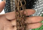 Professional Aluminum Alloy Chain Link Door Curtain 1.6mm / 2.0mm Wire Diameter