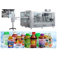 Buy cheap PET Bottle Monoblock Liquid Filling Machine Easy Cleaning For Fresh Fruit Juice product