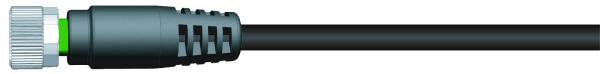 Buy cheap IP67 M8 Connector Harness With Open Ended Wires Female Straight 3P PVC 5m from wholesalers