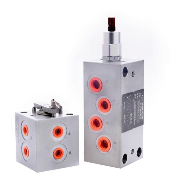 Buy cheap 8 Way 2 Position Hydraulic Solenoid Valve Electric Steel Body Material from wholesalers