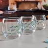 Buy cheap Engraved Color Paint Short Tumbler Glass For Beverage from wholesalers