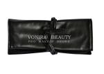 Travel Makeup Brush Rolling Case With Belt Strap Pouch Holder Cosmetic Bag
