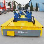 Free Move Material Transfer Cart Battery Operated Hydraulic Steering