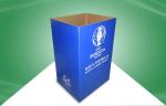Print Recylable Cardboard Dump Bins Retail Display Bins Assemble